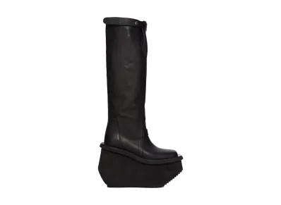 Rick Owens Women's Factory Boots Pull On "Black"