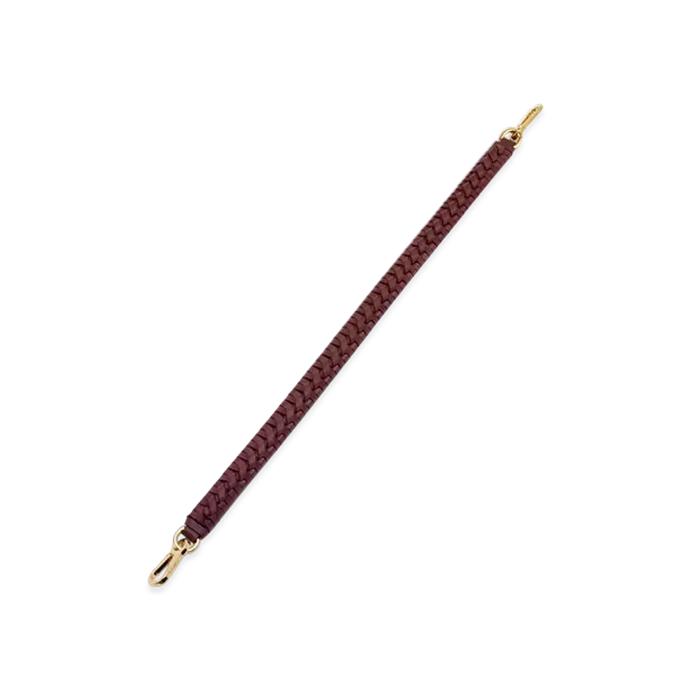 LOEWE Woven Spiral Strap "Dark Burgundy"