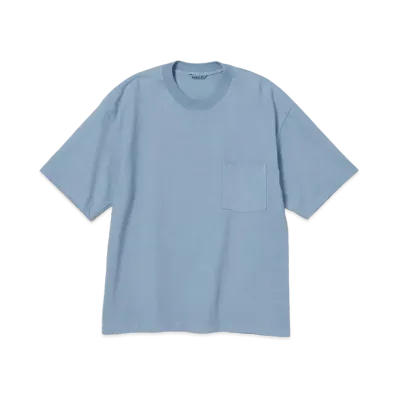 AURALEE Heavy Weight Tee "Light Blue"