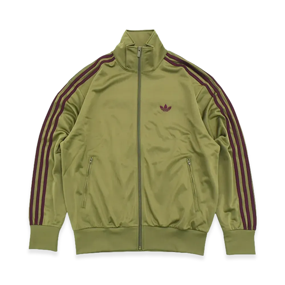adidas Firebird Track Jacket "Olive/Burgundy"