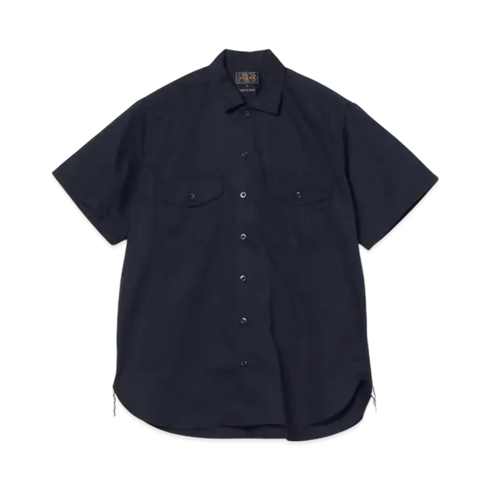BEAMS Work Twill Classic Fit "Navy"