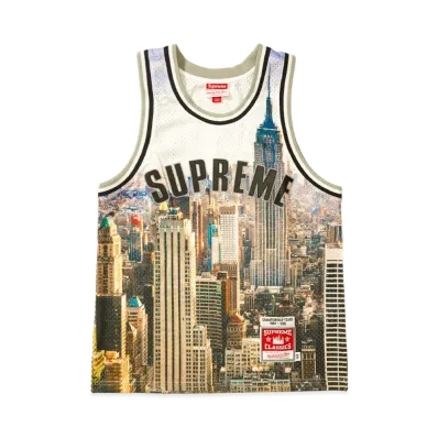 Supreme x Mitchell & Ness Basketball Jersey "Multi"