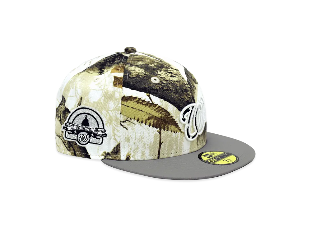 NEW ERA x THE CAP 59Fifty Forest Seeker Washington Nationals "Tree Camo/Gray"
