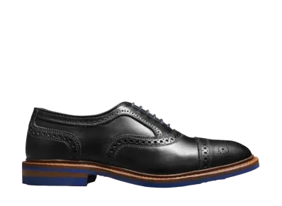 Allen Edmonds Strandmok Cap-toe Oxford with Dainite Rubber Sole 65 "Black Chromexcel Leather" 5555 D
