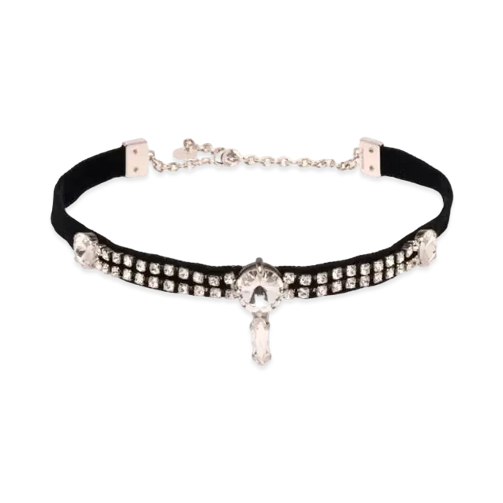 MIU MIU Velvet Choker "Black"
