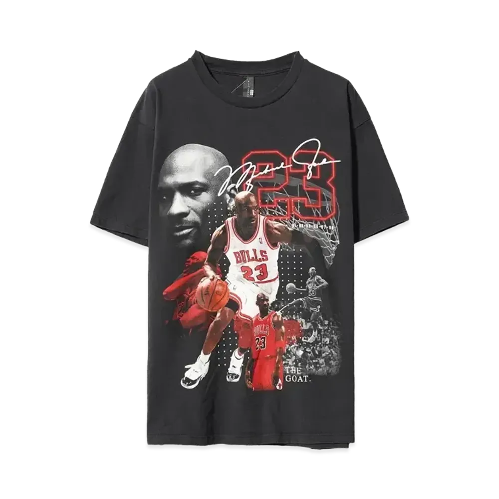THRIFTY LOOK TEE THRIFTY "MICHAEL JORDAN" TEE "BLACK"