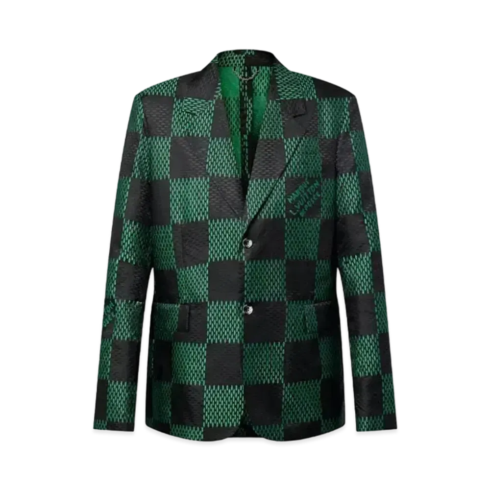 Louis Vuitton Damier Nylon Tailored Jacket "Green"