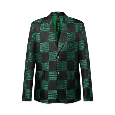 Louis Vuitton Damier Nylon Tailored Jacket "Green"