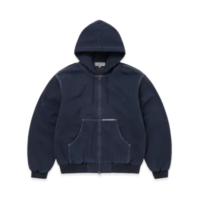 thisisneverthat Overdyed Hooded Jacket "Navy"