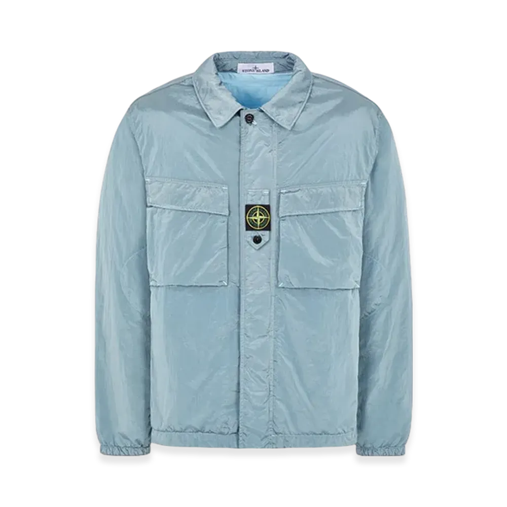 Stone Island Q0819 Nylon Metal in Econyl Regenerated Nylon Lightly Padded Jacket - 23FW "Sky Blue"