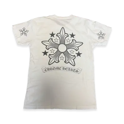 Chrome Hearts CH Plus Cross Scroll Label S/S T-Shirt "White"