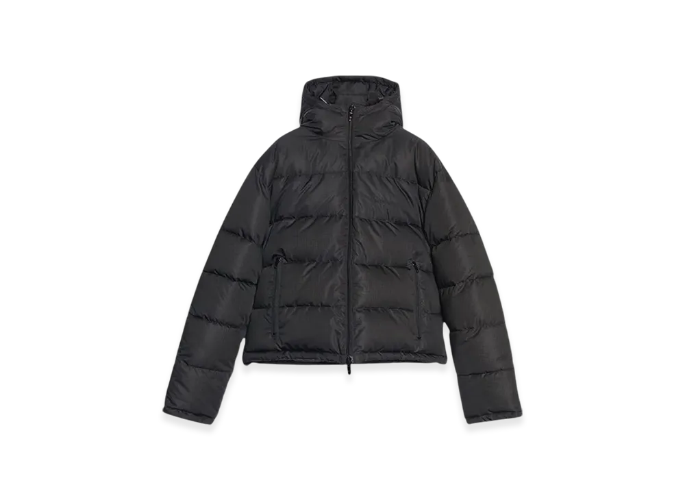 BALENCIAGA Logo Puffer Down Jacket "Black"