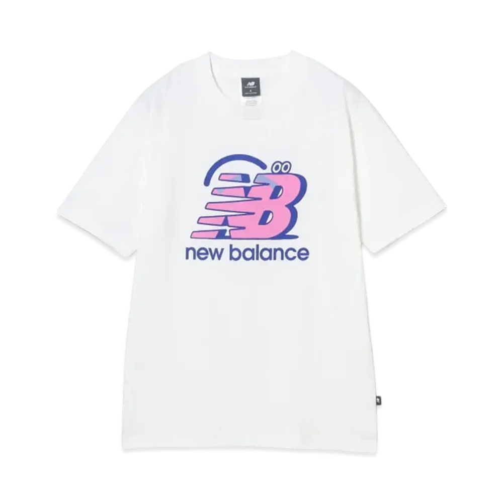 BEAMS T x New Balance x Face Oka Smile T-Shirt "White"