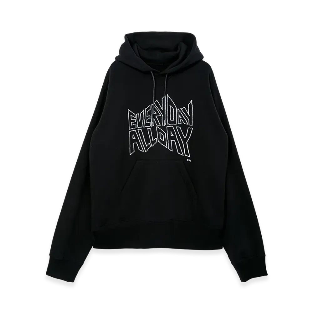 sacai by Geoff Mcfetridge Print Hoodie "Black"