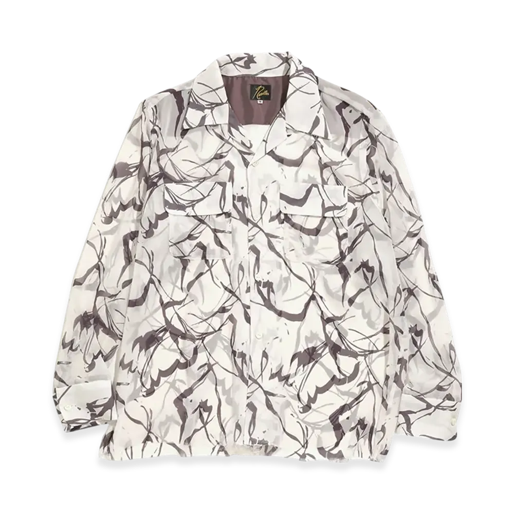 NEEDLES C.O.B. Classic Shirt - Poly Chiffon / Pt. "Willow"