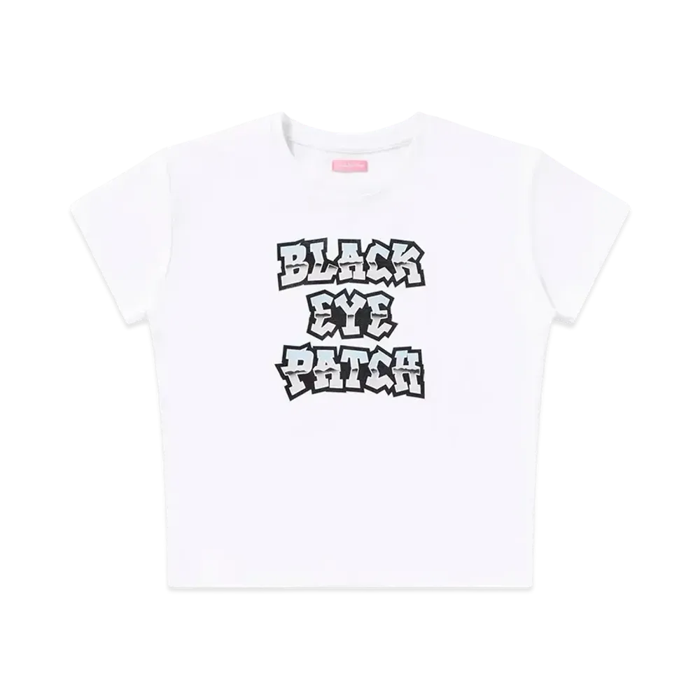 BlackEyePatch Home Girl Baby Tee "White"