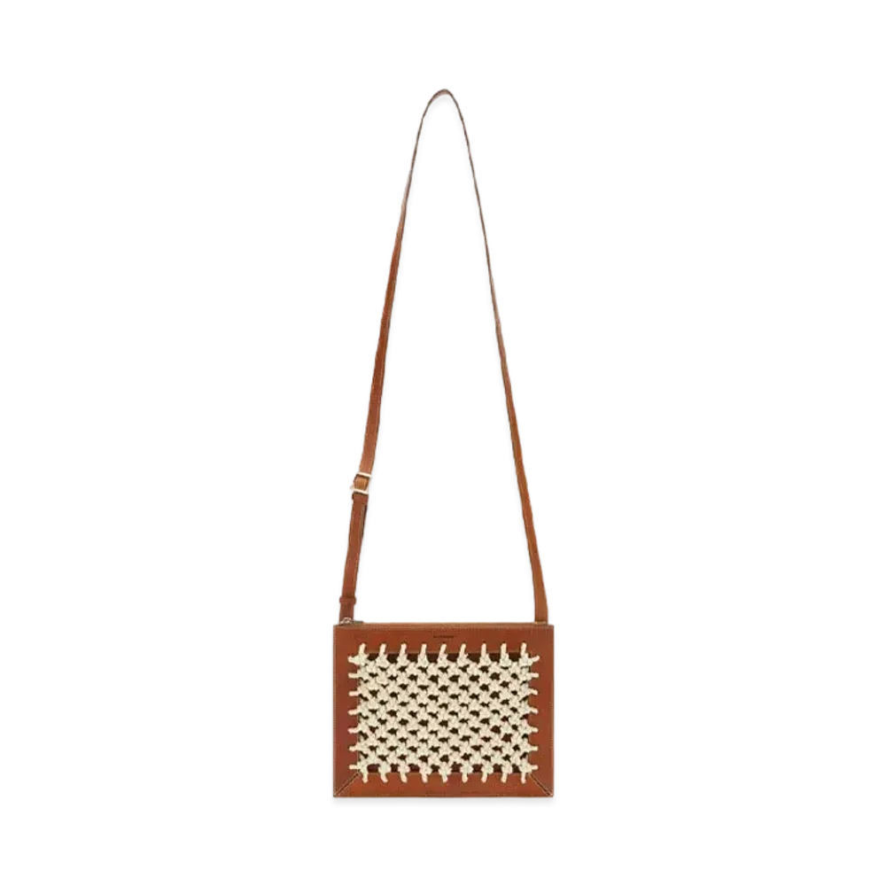 Jil Sander Net Crossbody Bag "Brown"