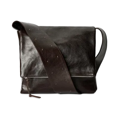 OUR LEGACY Grande Savant Bag "Deep Americano Leather"