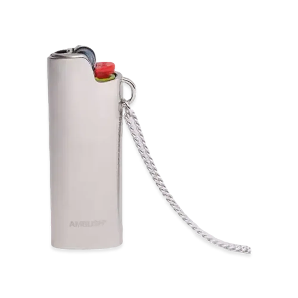 AMBUSH LIGHTER CASE NECKLACE Small "Silver"
