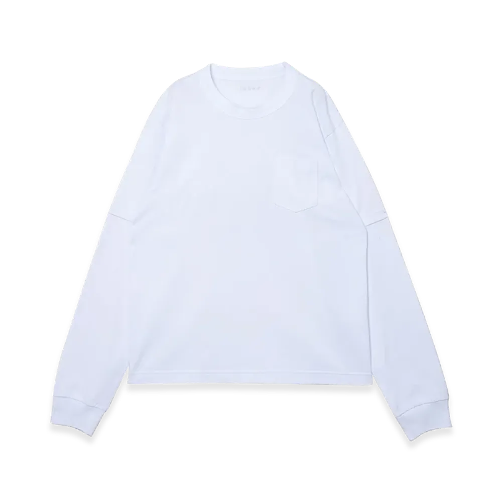 sacai Print L/S T-Shirt "White"