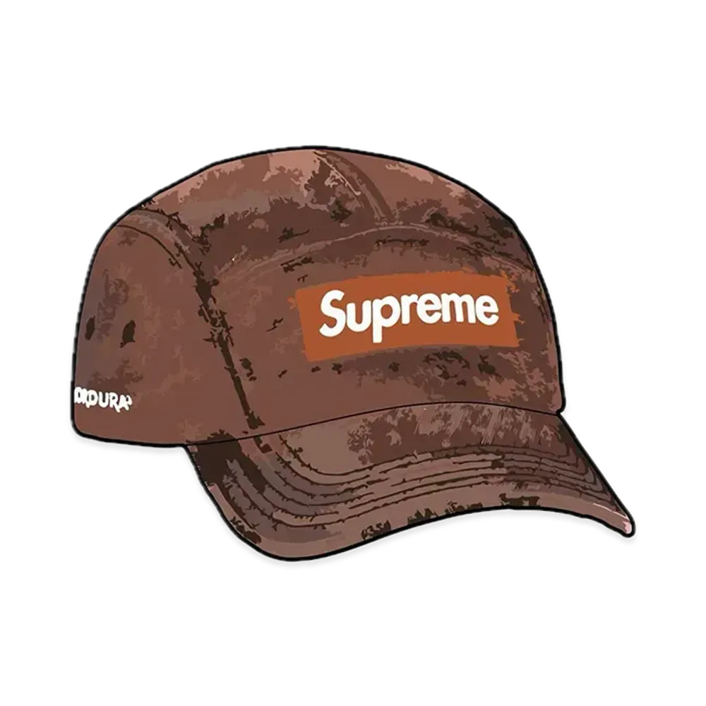 Supreme Washed Cordura Camp Cap "Rust"
