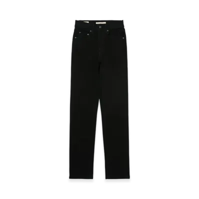 Levi's 724 High Rise Straight Jeans "Black"