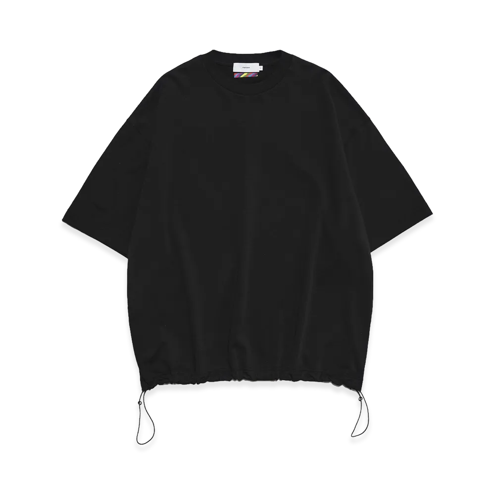 Graphpaper x is-ness Cotton Light Terry Balloon Sweat Tee "Black"