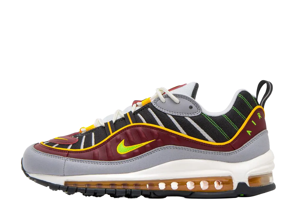 NIKE AIR MAX 98 TEAM RED GREEN STRIKE