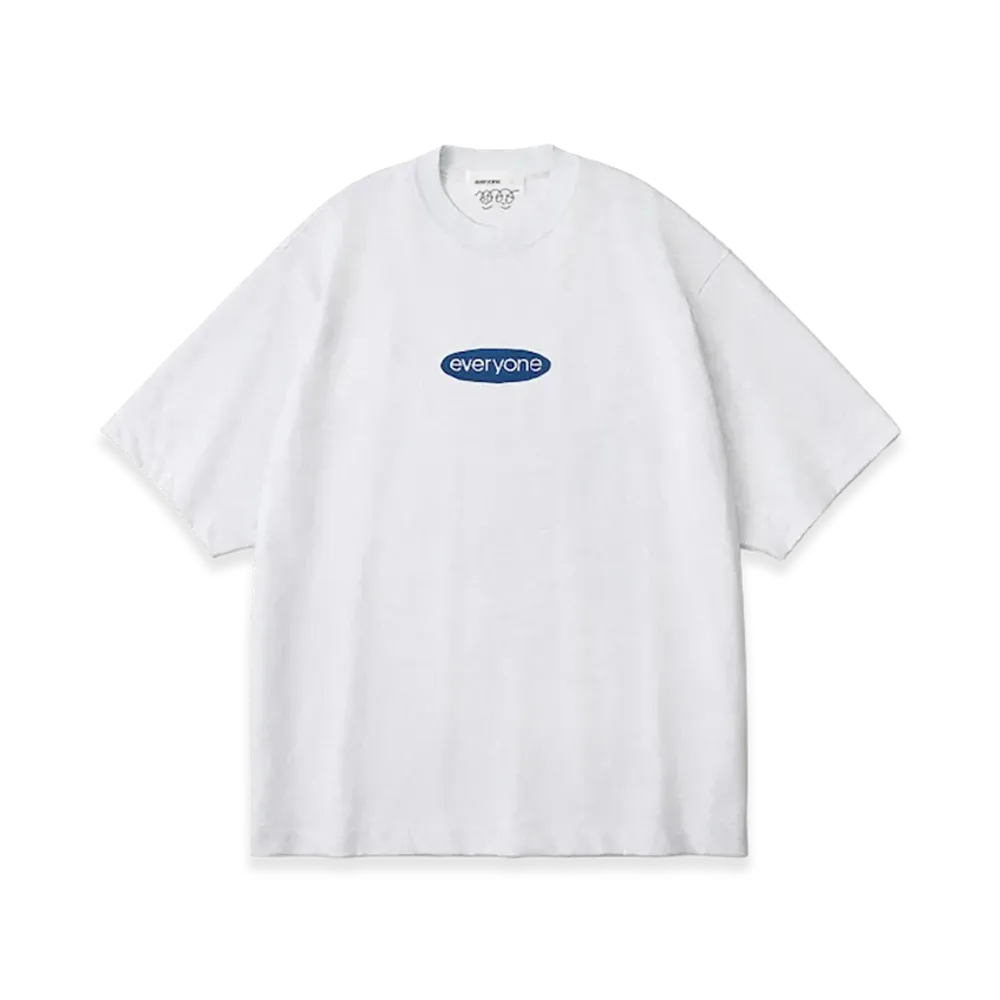 everyone J.30000 Oval Logo Tee Shirt "Ash"
