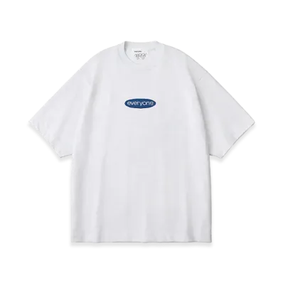 everyone J.30000 Oval Logo Tee Shirt "Ash"