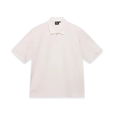 Stussy Classic Pique Polo "Off White"