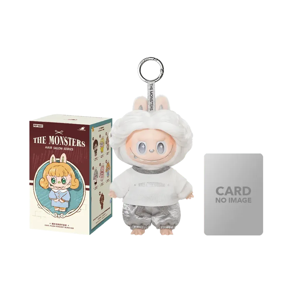 POP MART THE MONSTERS (LABUBU) Hair Salon Series - Vinyl Plush Pendant HAZY NOISE (Secret)