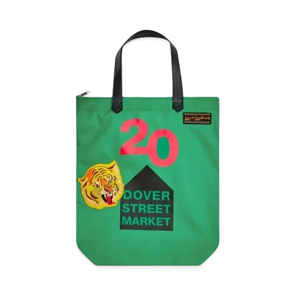 Dover Street Market London x Lewis Leathers 20th Anniversary Tote "Green"