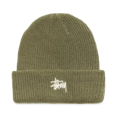 Stussy Basic Stussy Cuff Beanie "Dark Olive"