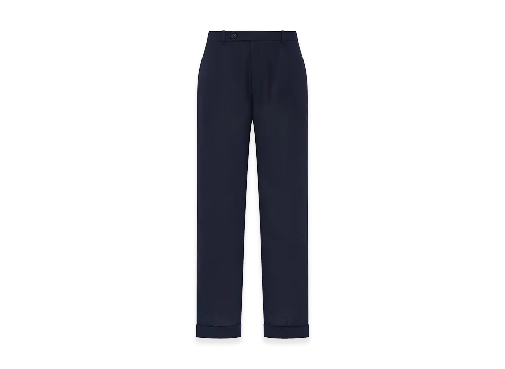 The Row Seth Virgin Wool Pants "Navy"