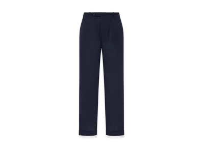 The Row Seth Virgin Wool Pants "Navy"