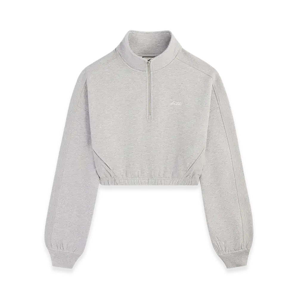 Kith Women's Blair Quarter Zip "Cool Heather Grey"