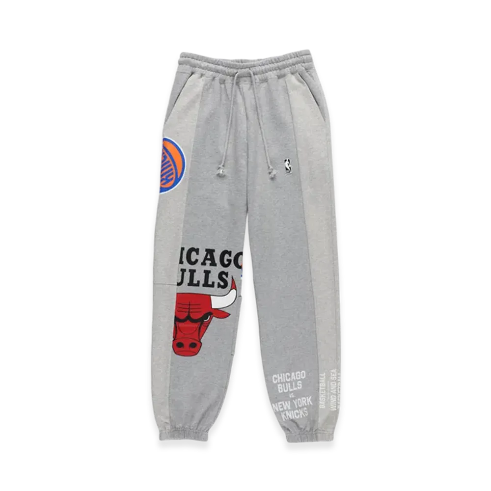 WIND AND SEA x NBA Panel Sweatpants "Bulls Knicks"