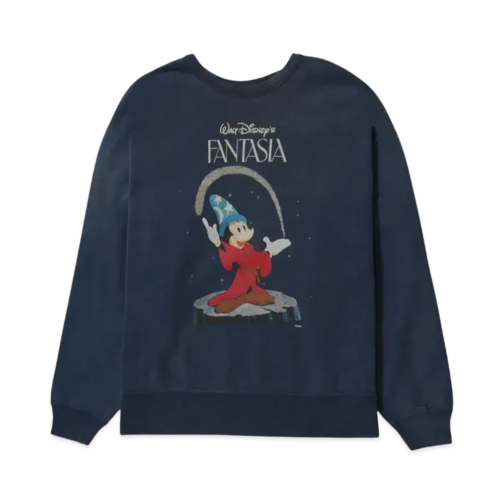 SAINT Mxxxxxx x Disney FANTASIA DNF Crew N Sweat "Navy"