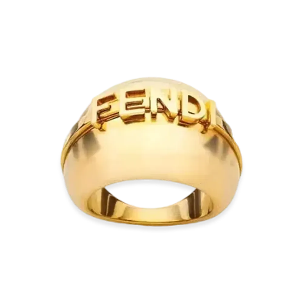 FENDI Fendigraphy Ring Metal "Gold"