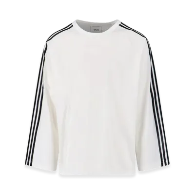 Y-3 Long Sleeve Tee 3-Stripes T-Shirt "White"