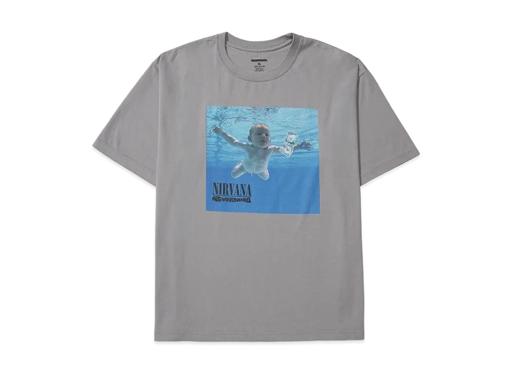 NEIGHBORHOOD x NIRVANA . Tee SS-3 "Gray"