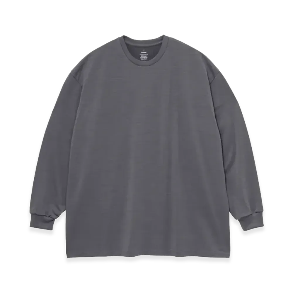 Graphpaper Wool Cordura L/S Tee "Gray"