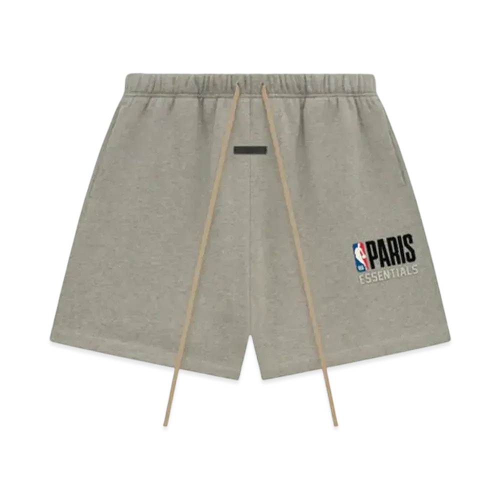 FEAR OF GOD ESSENTIALS x NBA Paris Sweatshorts "Warm Heather"