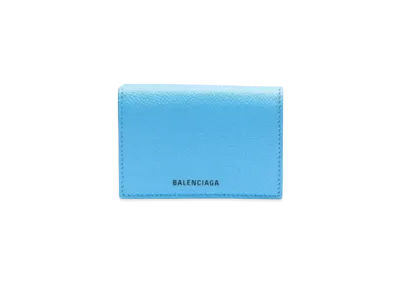 BALENCIAGA Ville Mini Wallet "Light Blue/Light Black"