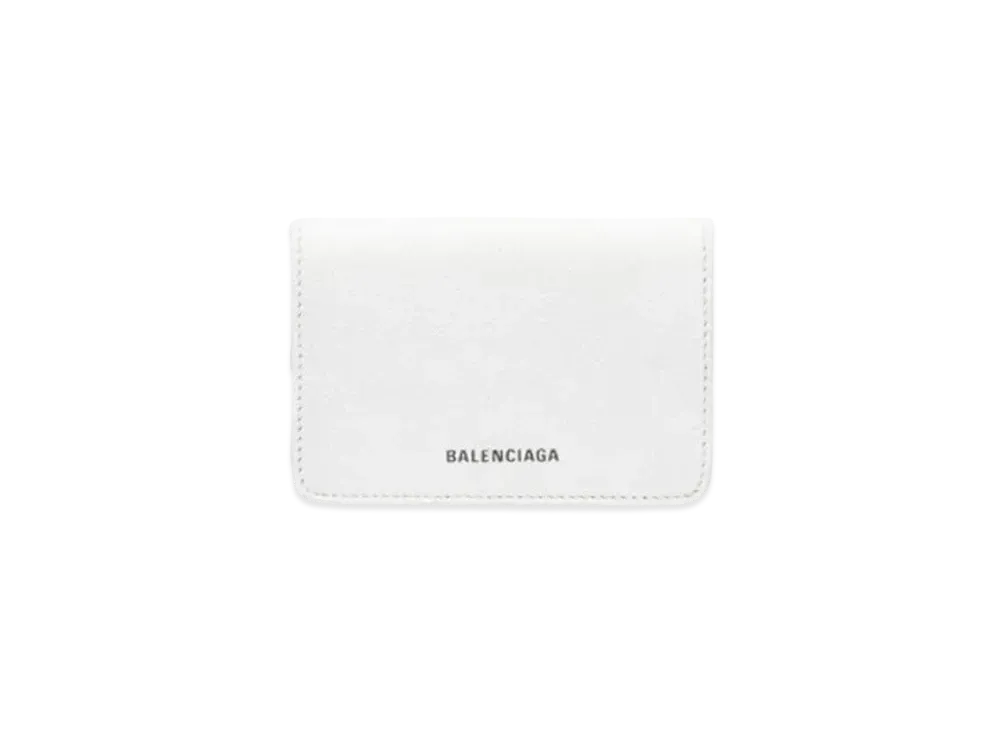 BALENCIAGA Ville Mini Wallet "White/Black"