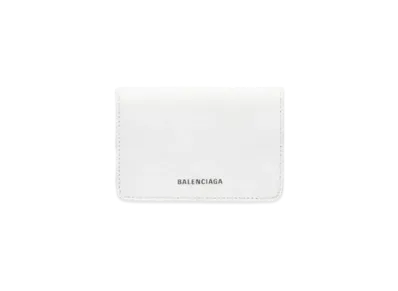 BALENCIAGA Ville Mini Wallet "White/Black"