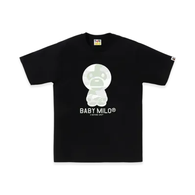 A BATHING APE Baby Milo Tee Mens "Black"
