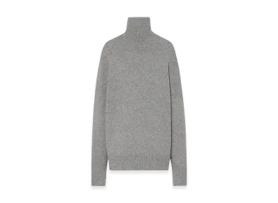 The Row Women's Stepny Wool and Cashmere Tops "Grey Melange"