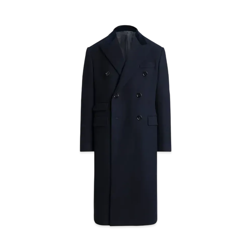 Polo Ralph Lauren Kent Handmade Wool Cashmere Top Coat "Navy"